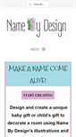 Mobile Screenshot of namebydesign.com